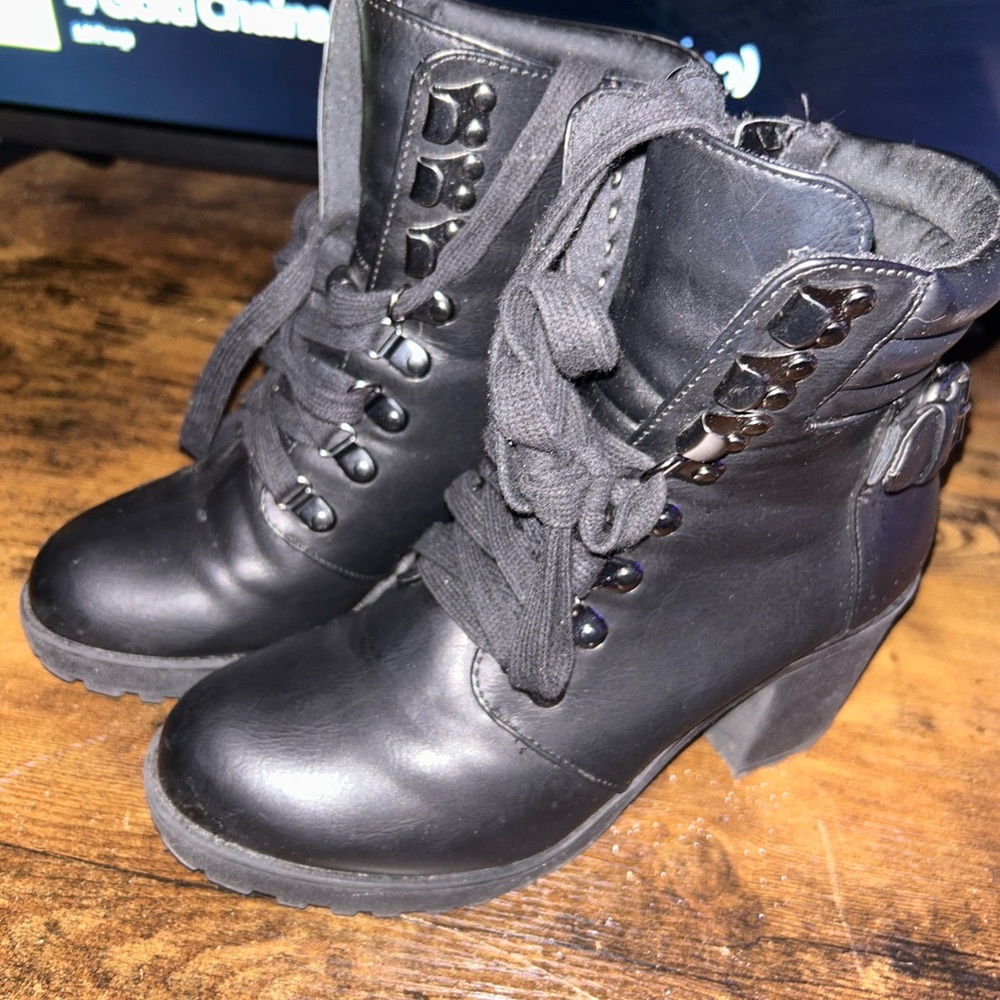 MIA womens black ankle boots